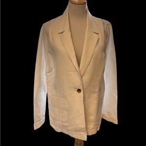 Vineyard Vines White Linen Blazer